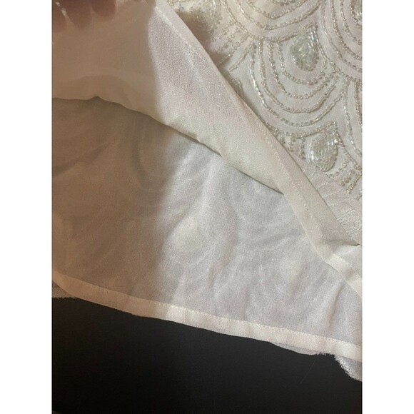 NEW Lucy & Laurel Beaded net mermaid tank Top blouse S PARTY FESTIVAL DAINTY - Picture 6 of 16